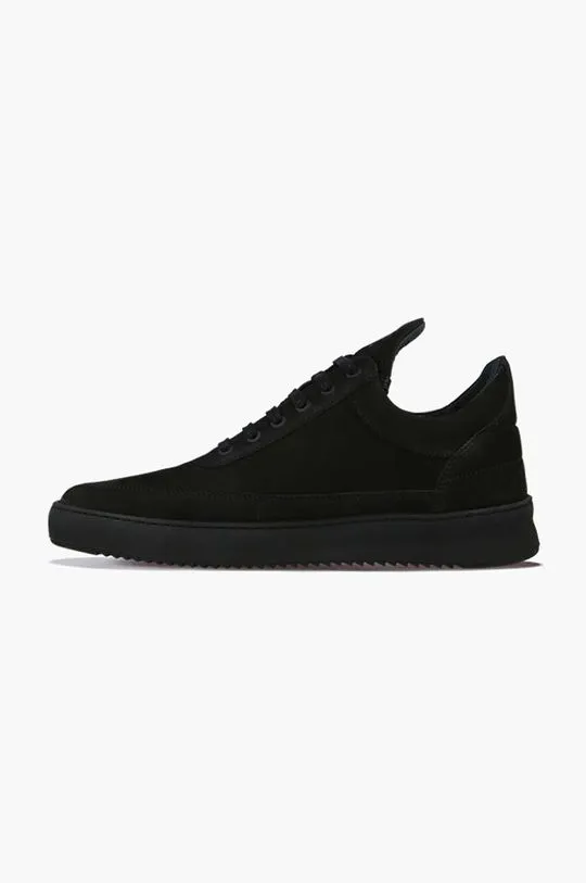 Filling Pieces suede sneakers Low Top Ripple black color 30425441861