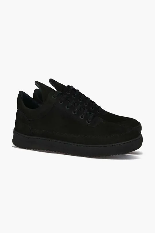 Filling Pieces suede sneakers Low Top Ripple black color 30425441861