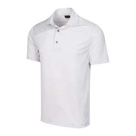 Greg Norman Men's Heathered Polo - Grey