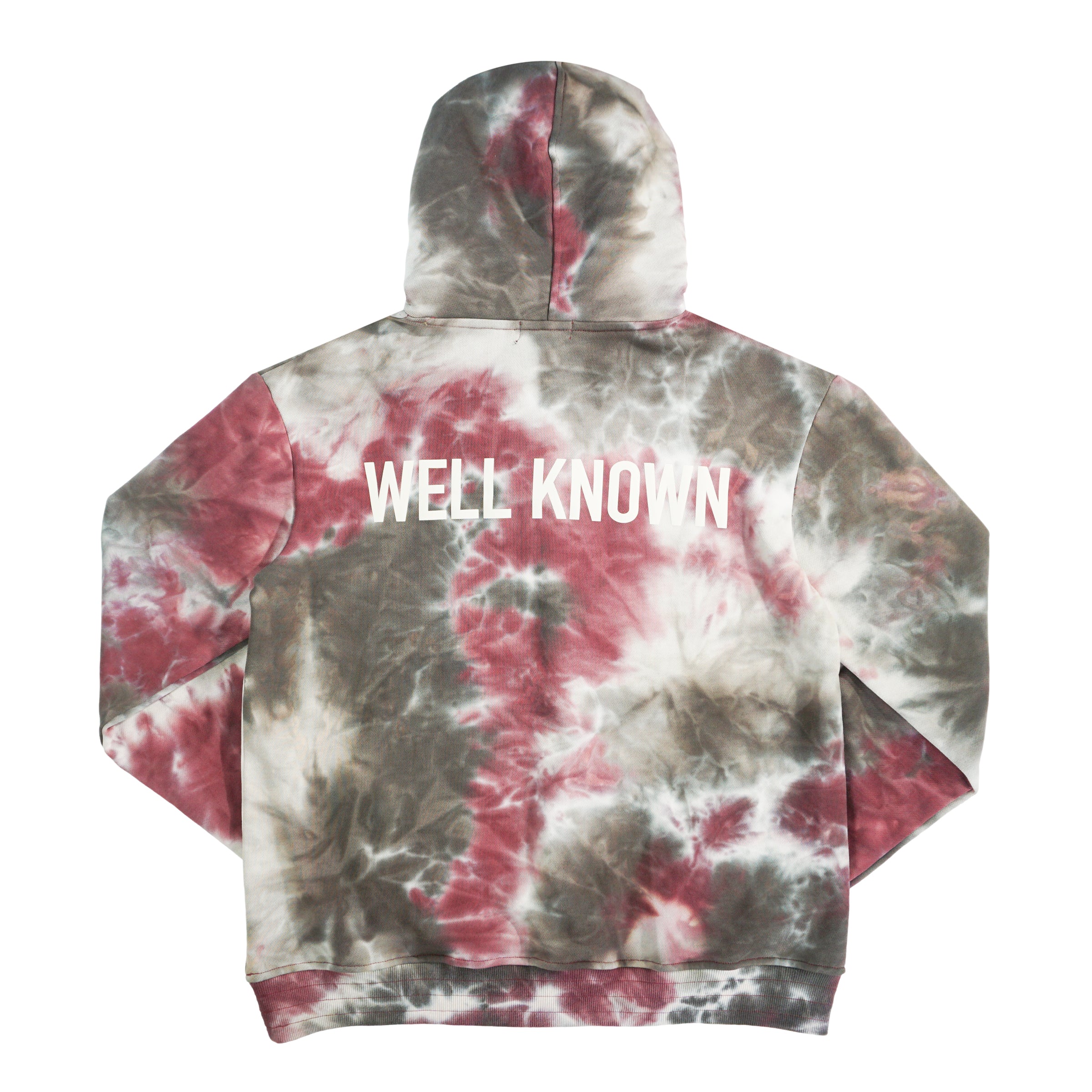 Houston Tie-Dye Hoodie (Burgundy) /D3