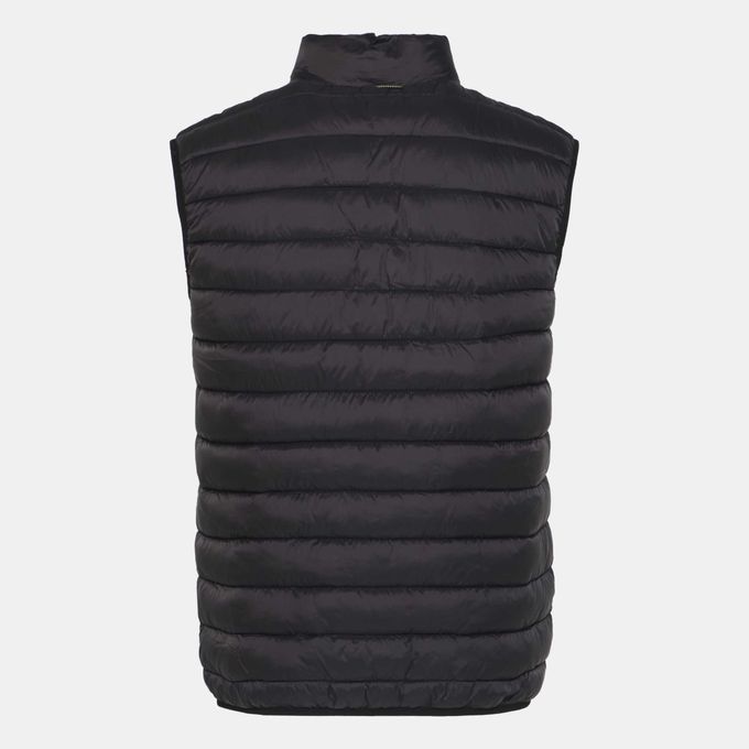 Jeep Jmw24137 M- Core Sleeveless Puffer Jacket Black