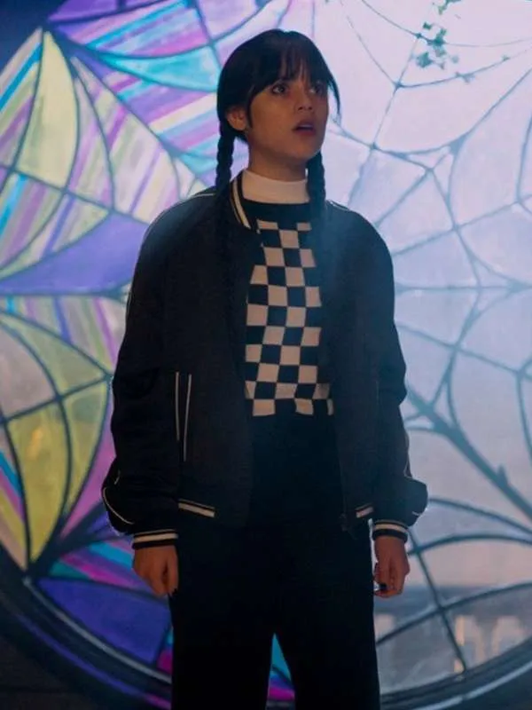 Jenna Ortega Wednesday Bomber Jacket - New American Jackets