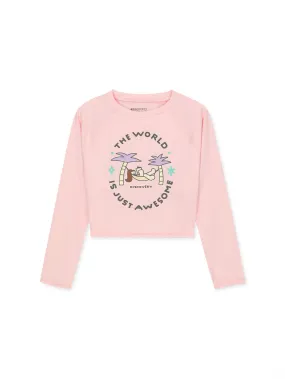 [KIDS] Girl`S Rashguard Pink