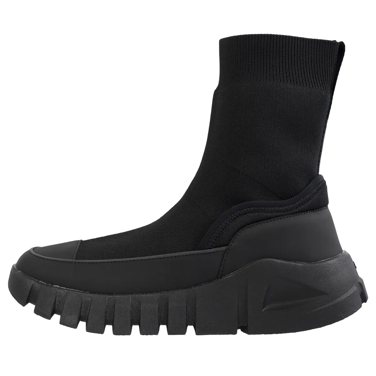 Knit Boots - BLACK