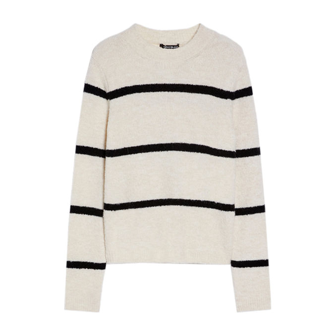 KNIT FAGGIO Woman Ivory Black 