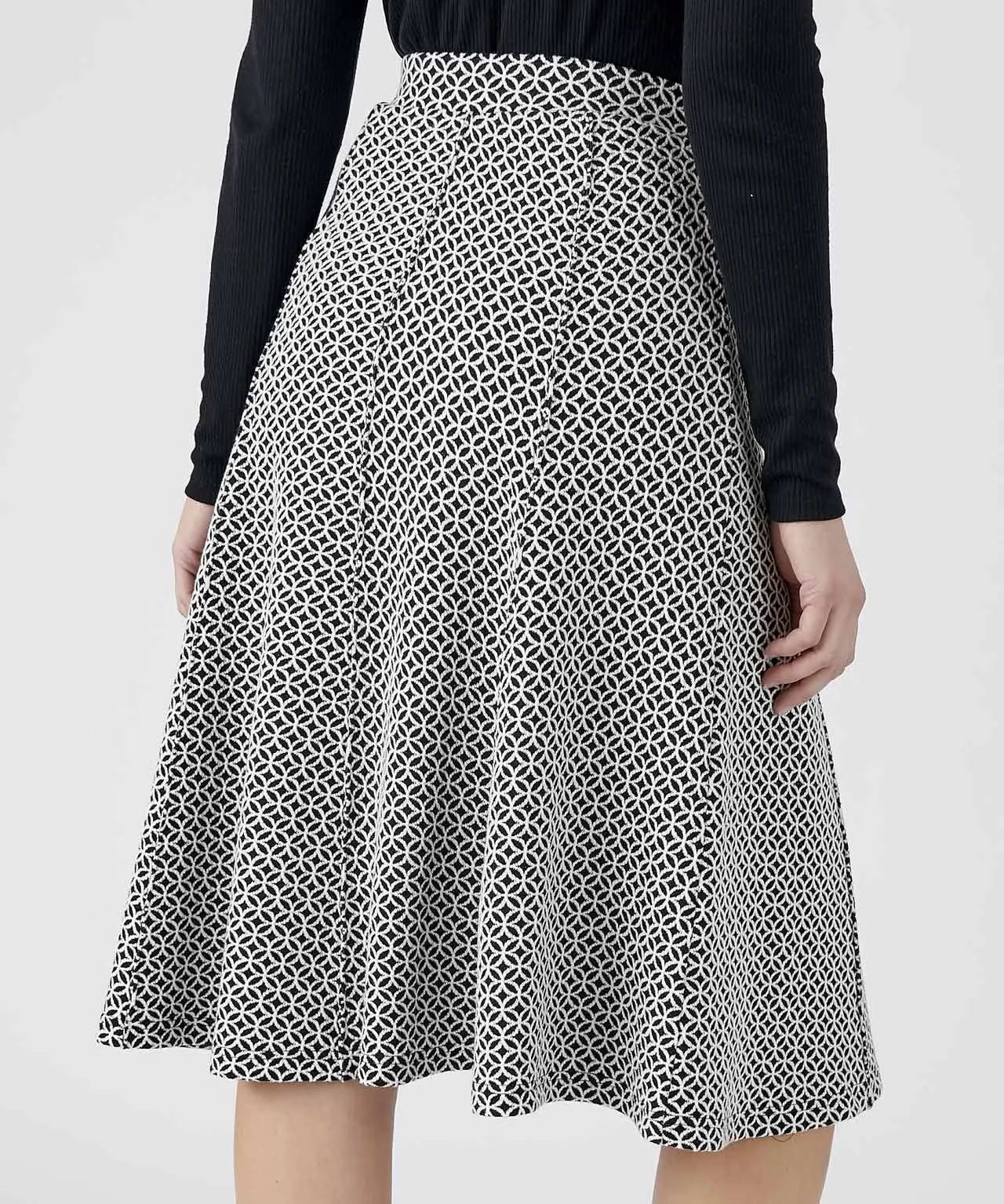 Knitted Jacquard Skirt