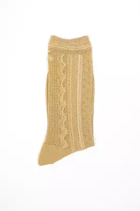 KT-161A Lace baller Socks Gold