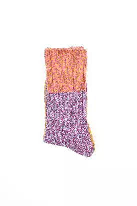 Lee Asymmetric Sock Pink