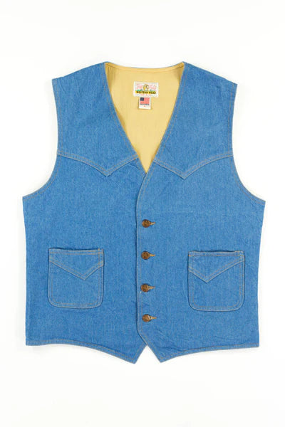 Left Field NYC 14OZ Mt. Vernon Mills Rodeo Western Vest (Excluded From All Discount Codes)