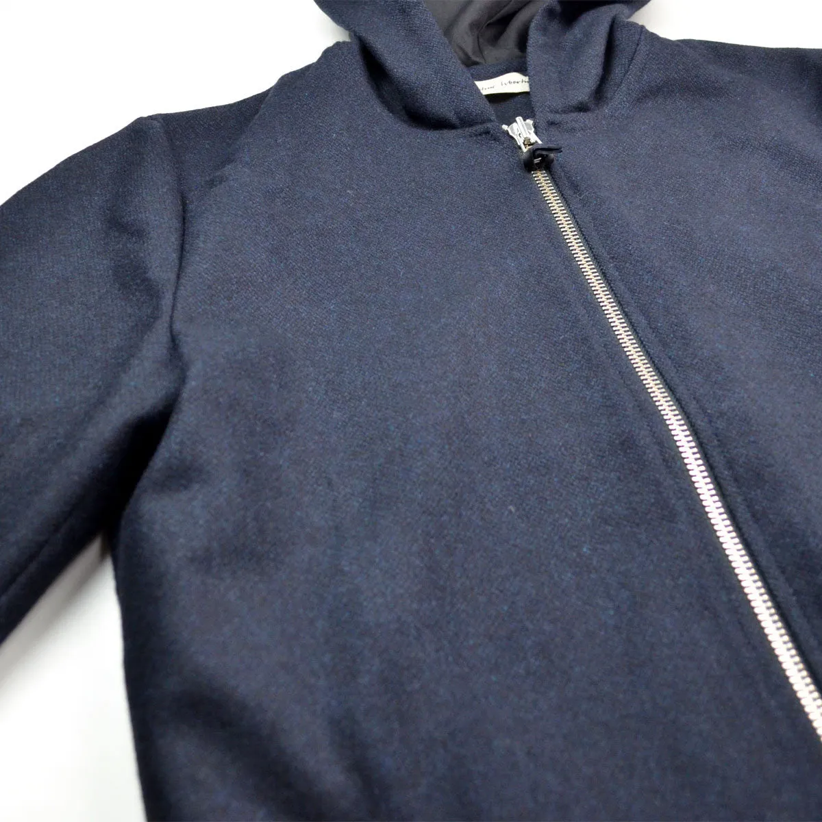 Libertine-Libertine - Phase Hoodie Pound - Blue / Black Melange