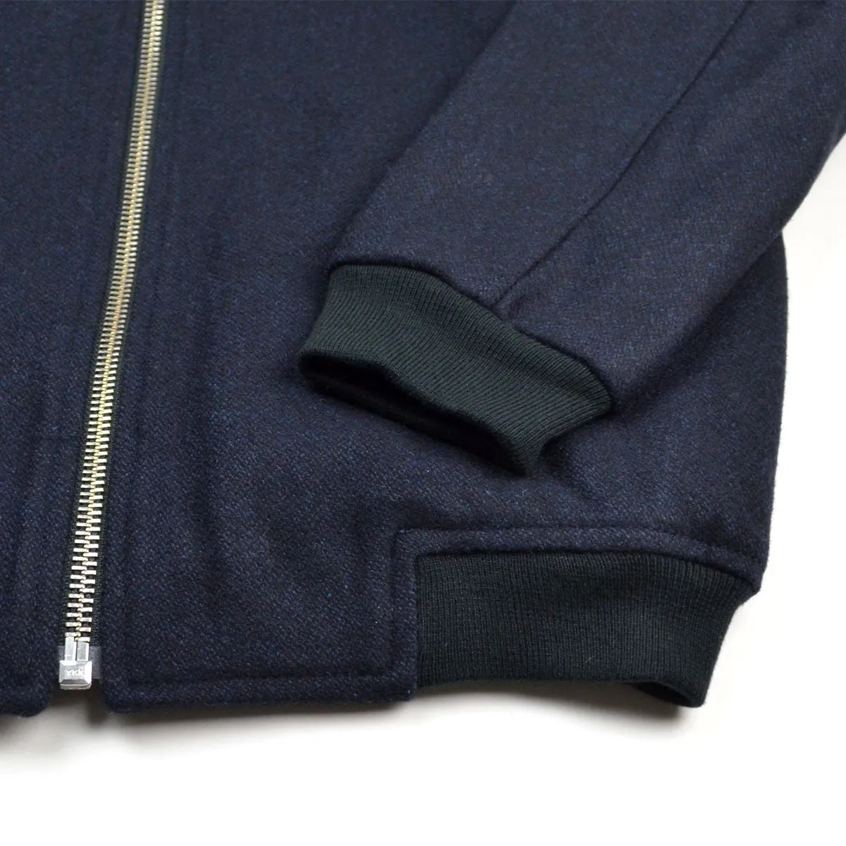 Libertine-Libertine - Phase Hoodie Pound - Blue / Black Melange