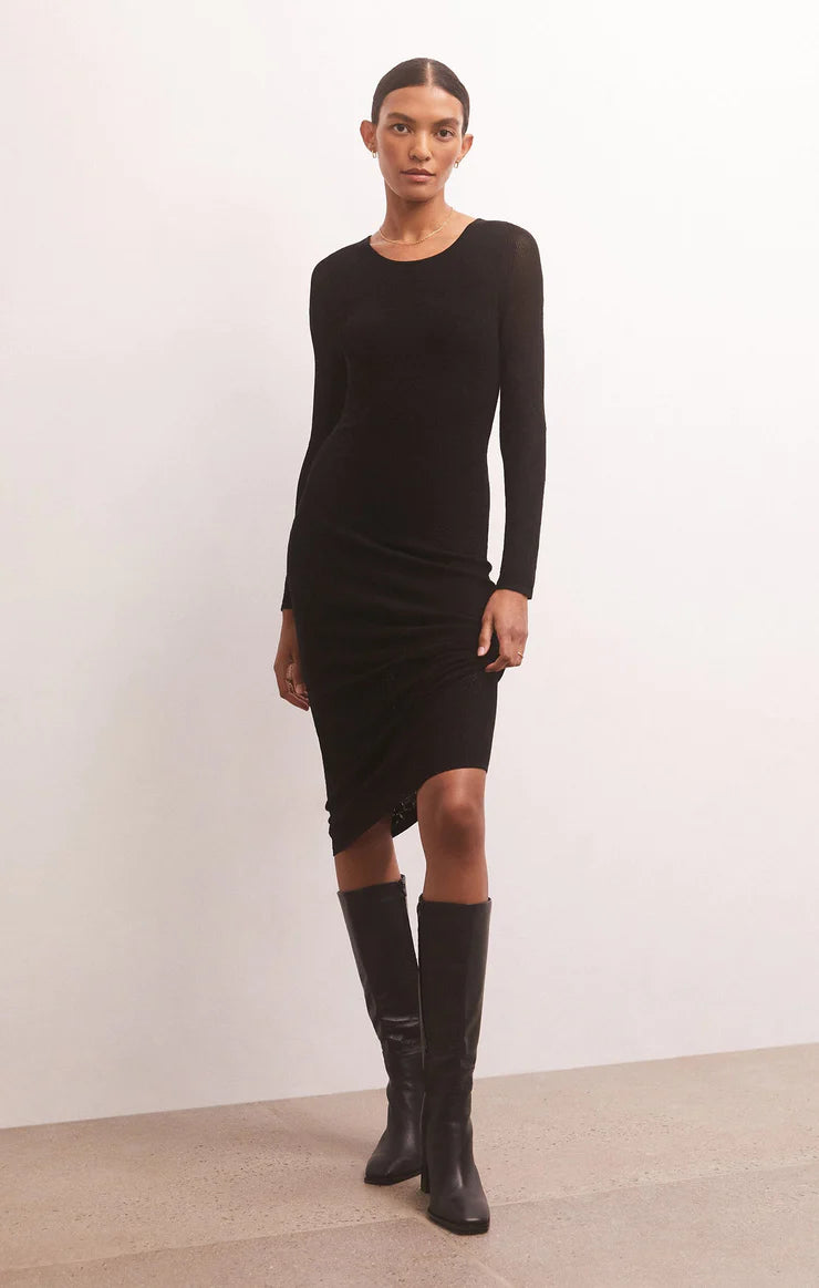 Liza Sweater Mesh Dress