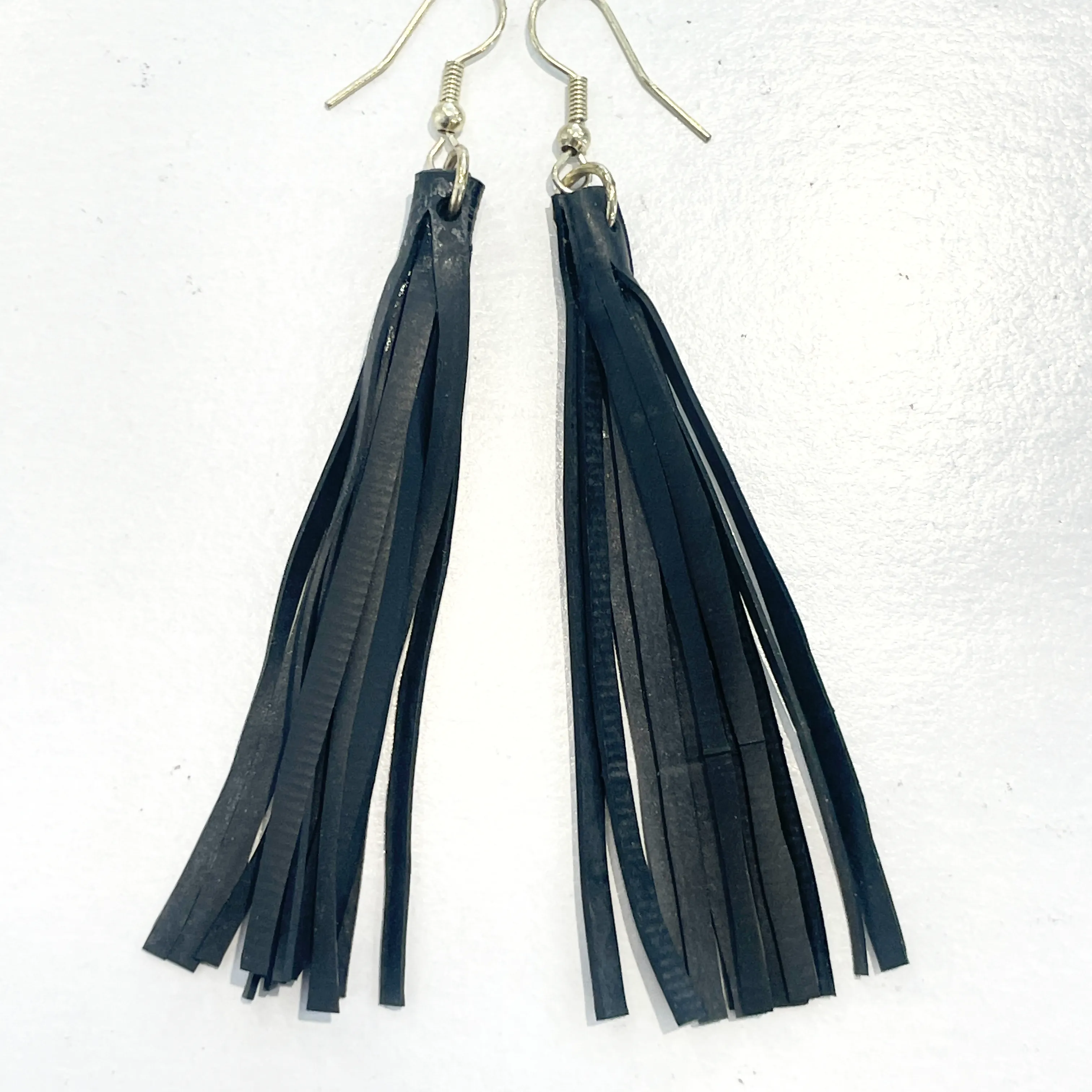 Lorna M Designs- Tassel Bike Tube Earrings