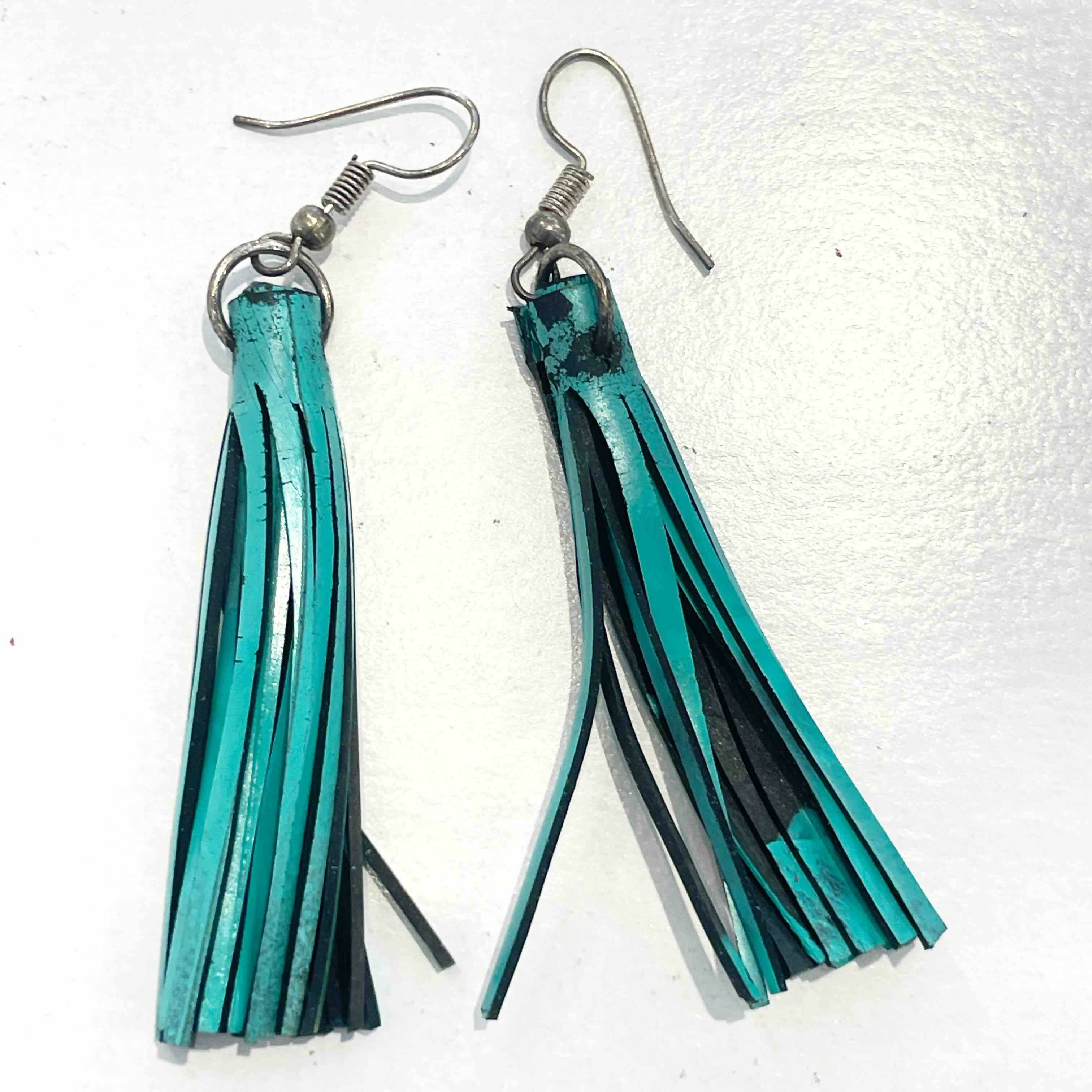 Lorna M Designs- Tassel Bike Tube Earrings