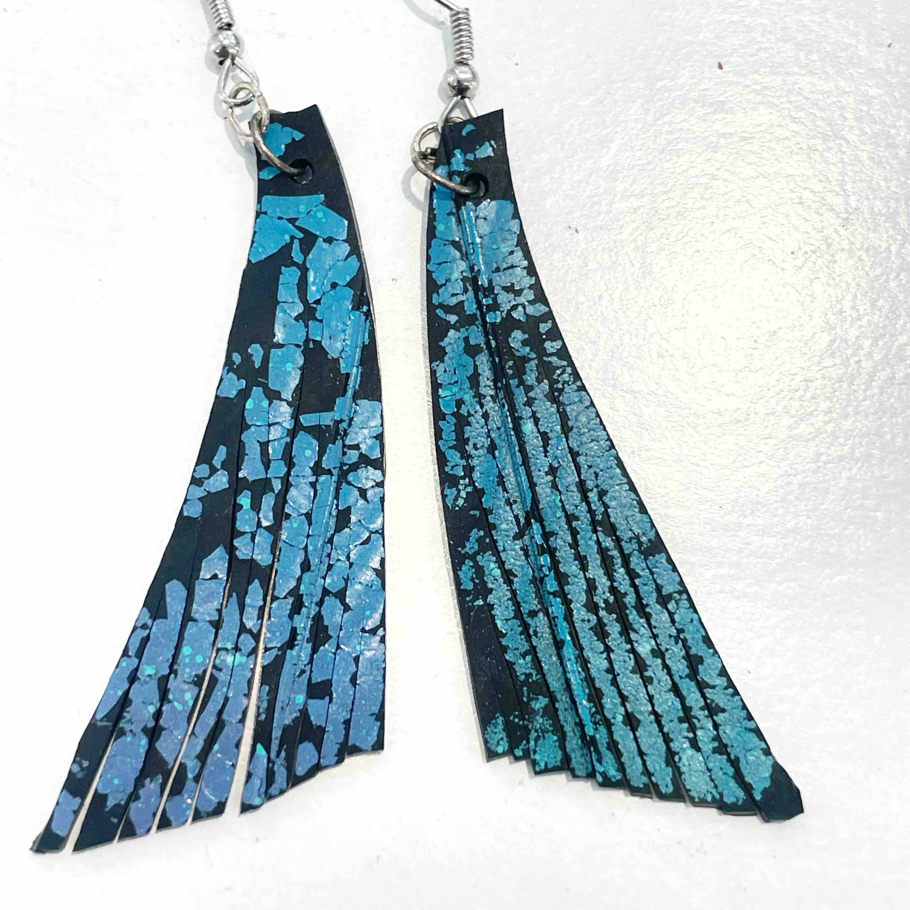 Lorna M Designs- Tassel Bike Tube Earrings