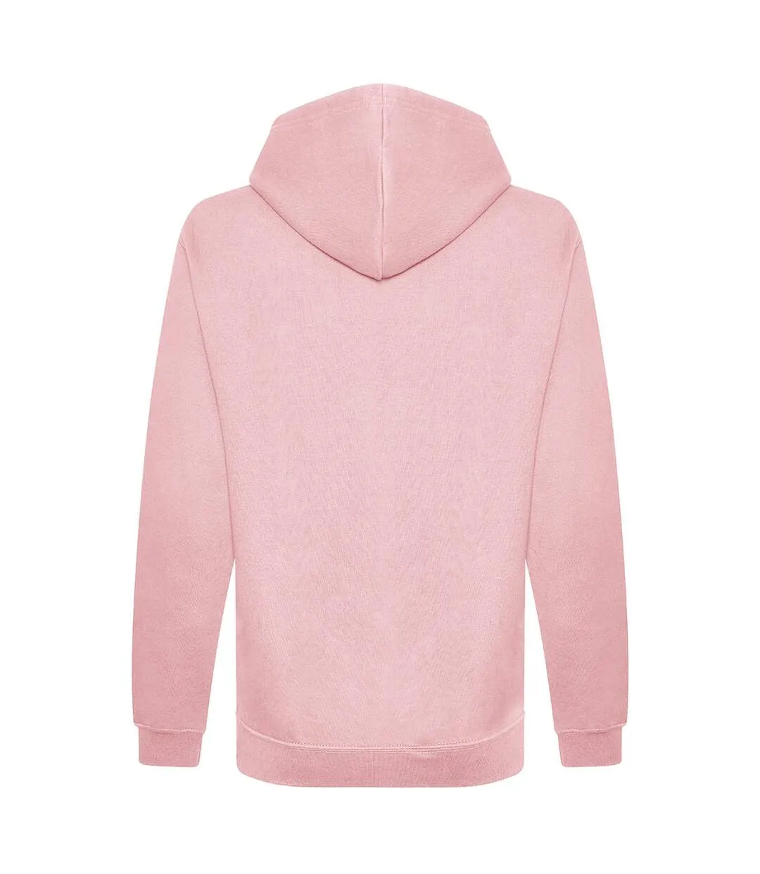 Mens organic hoodie baby pink Awdis