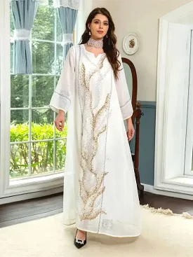 Muslim Arab Long Dress Women M S4944988