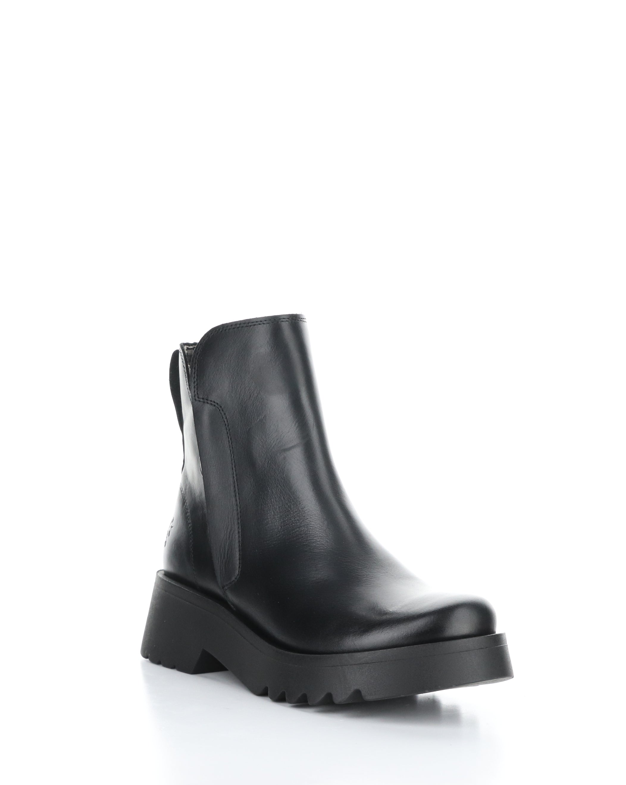 MUZZ977FLY 000 BLACK Round Toe Boots