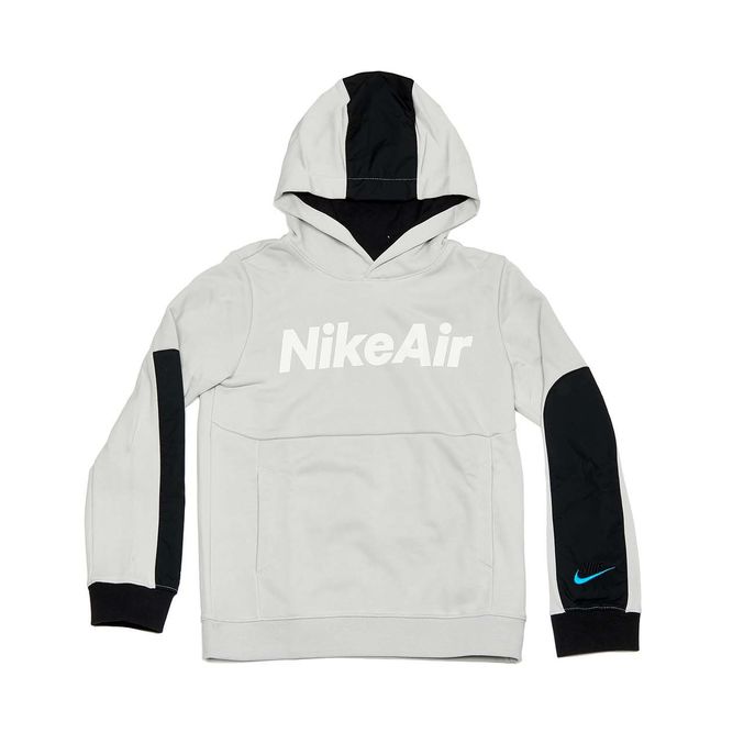 NIKE AIR HOODIE Kid Grey White