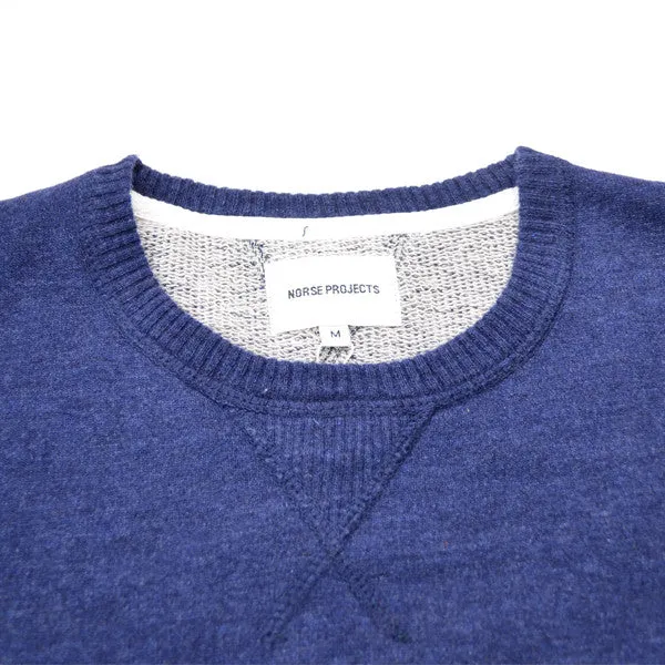 Norse Projects - Gustav Crew Sweatshirt - Navy