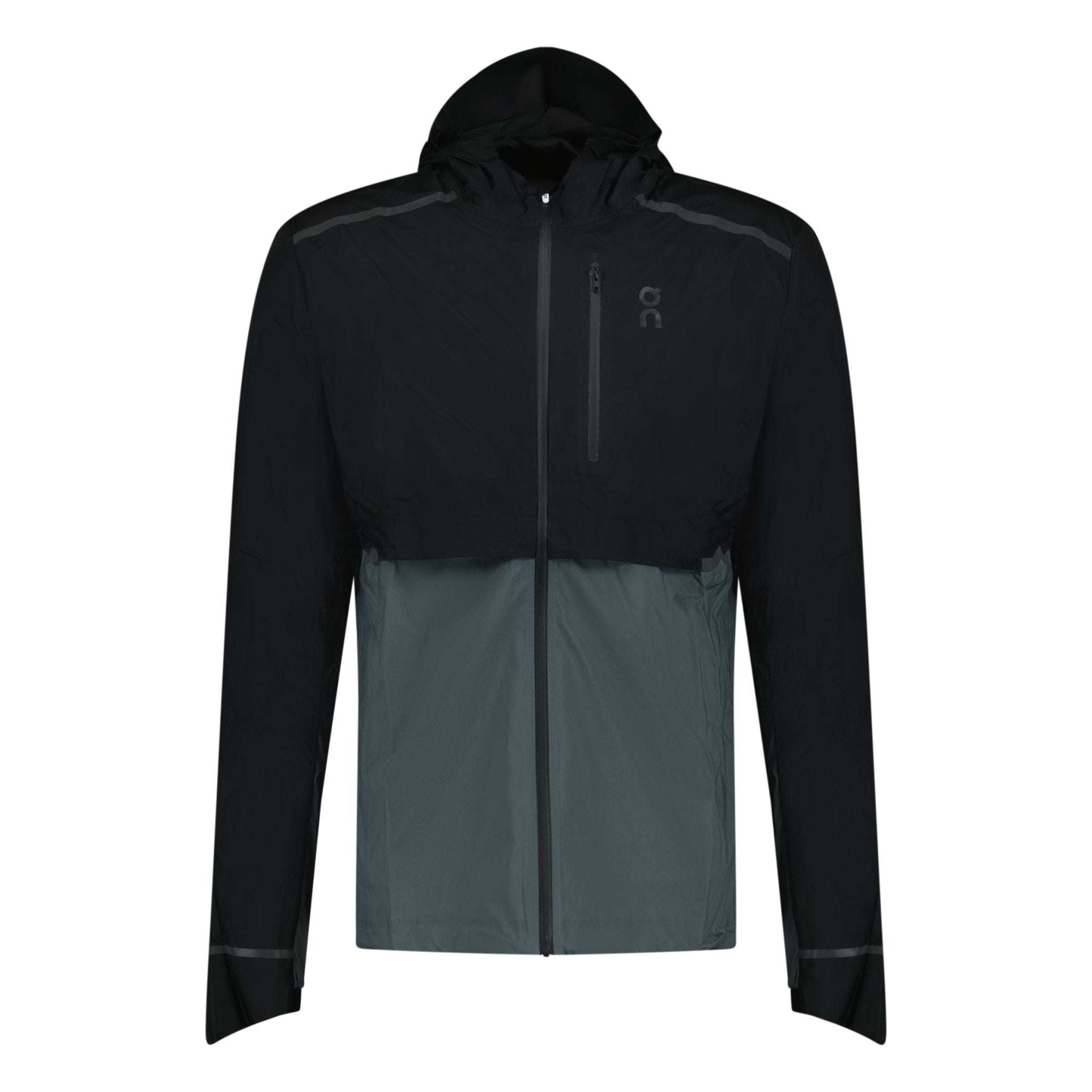 ON RUNNING TRACK JACKET BLACK/GREY