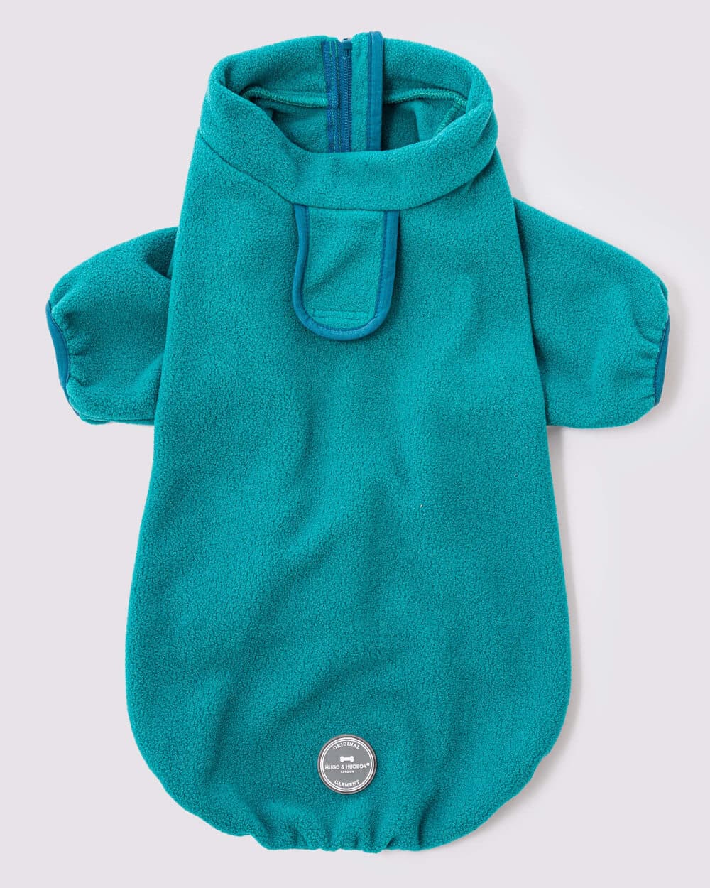 Outdoor Fleece Dog Jacket - Teal Green