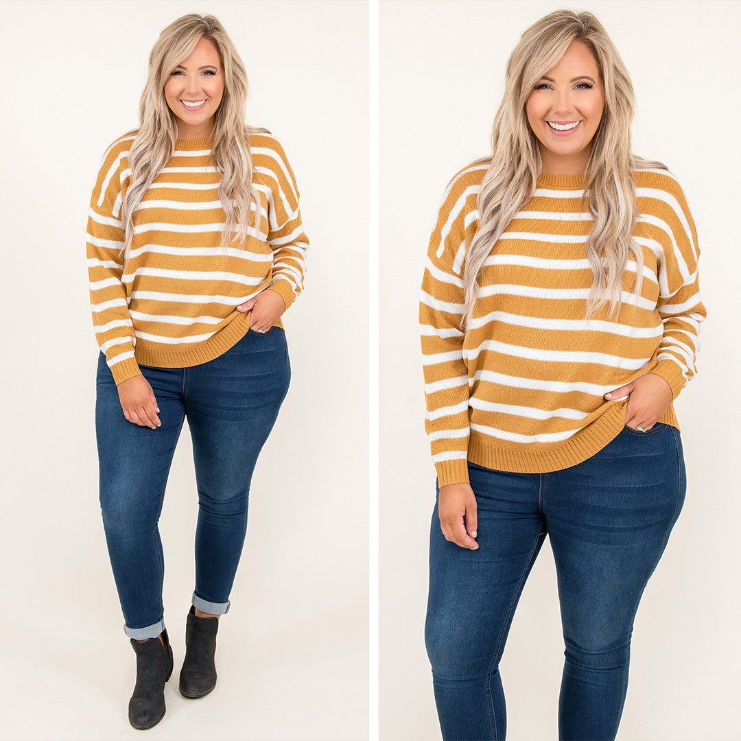 Piece Of Mind Sweater, Mustard