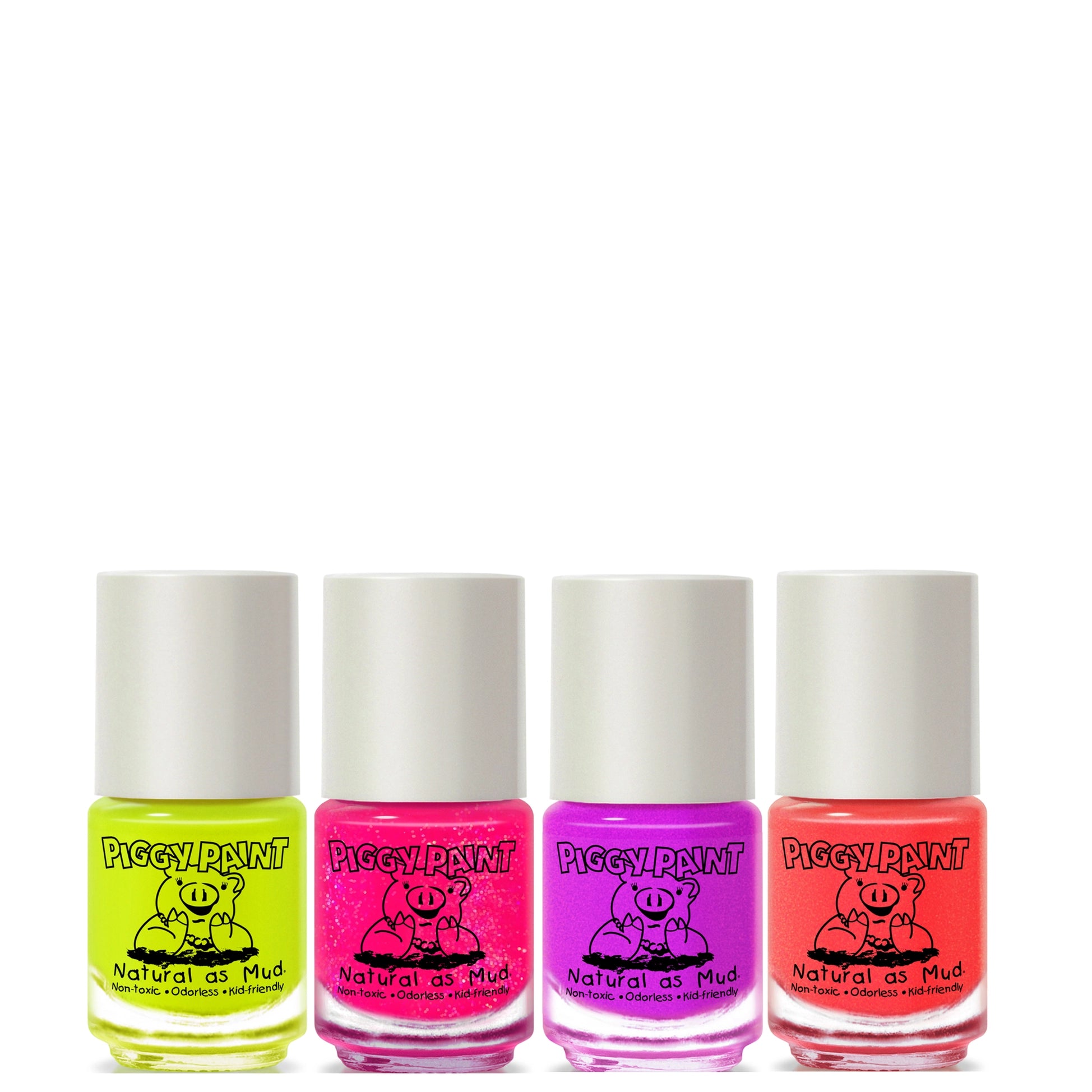 Piggy Paint 4 Polish Neon Box Set