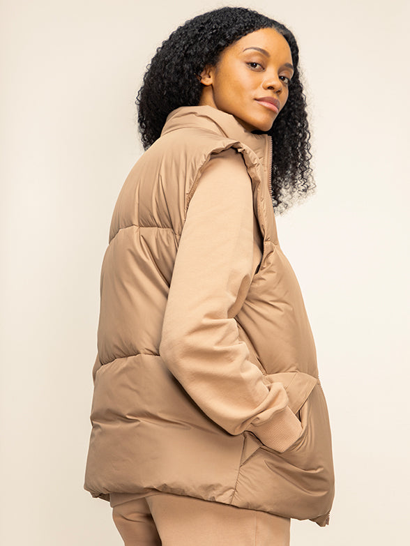 Polo 0042810 Women Harlow Sl Puffer  Mocha