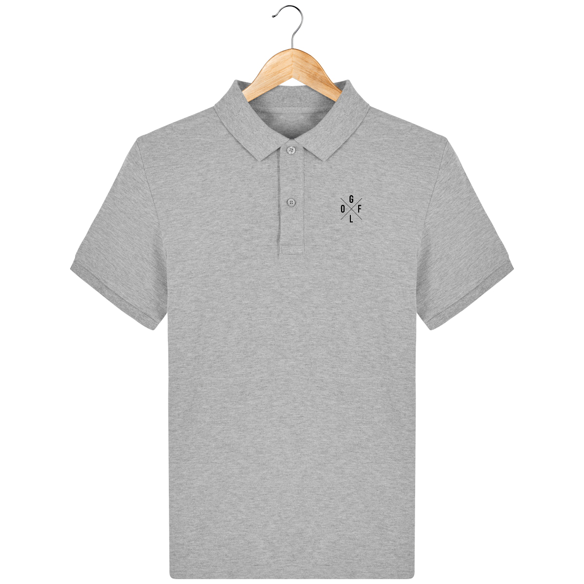 Polo en coton Bio brodé GOLF