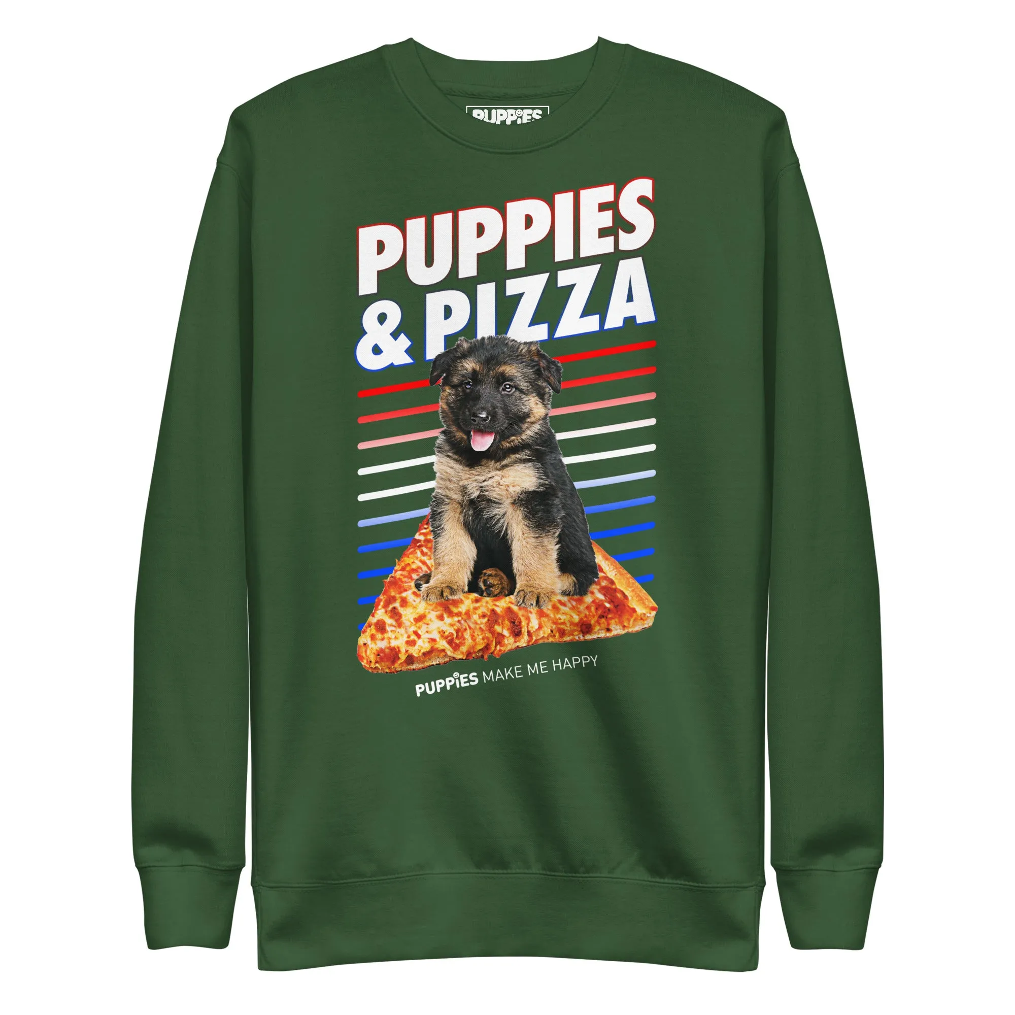 Puppies & Pizza | Unisex Premium Sweatshirt