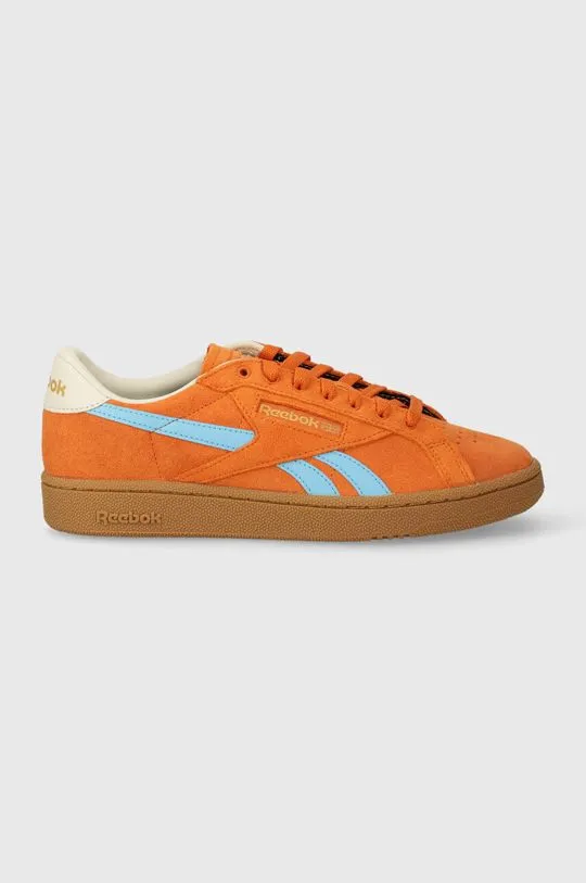 Reebok Classic suede sneakers Club C Grounds Uk orange color 100074846