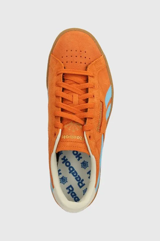 Reebok Classic suede sneakers Club C Grounds Uk orange color 100074846