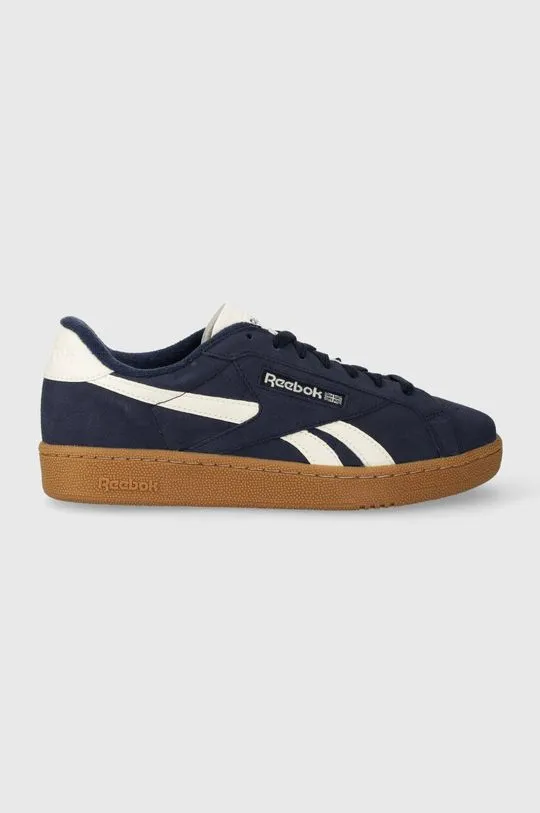 Reebok suede sneakers navy blue color