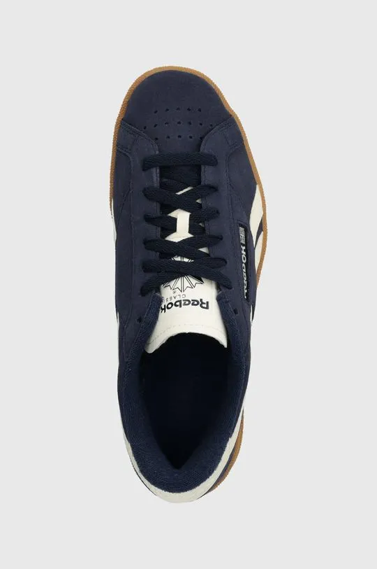 Reebok suede sneakers navy blue color