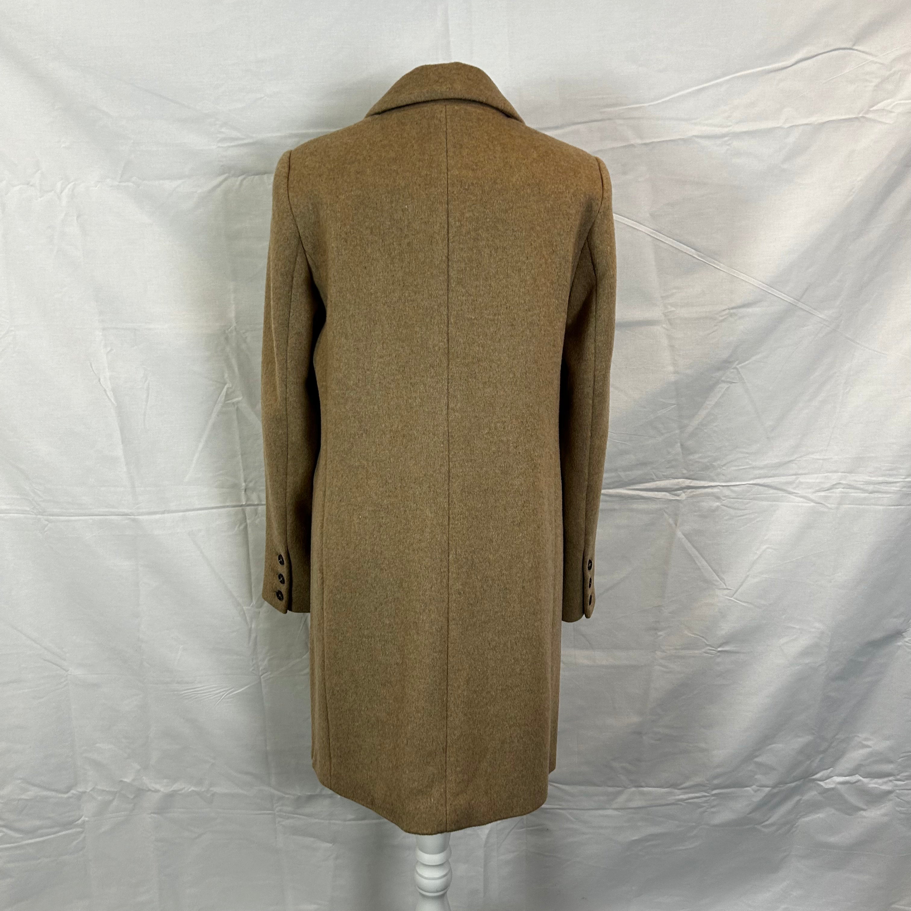 Reformation 400 Fawn Wool Mix Whitmore Coat M