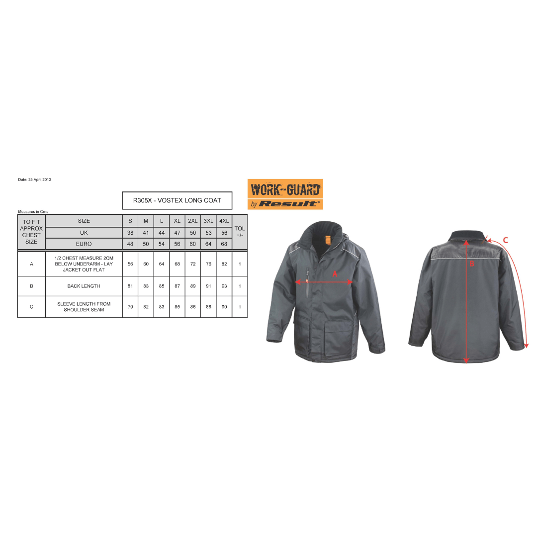 Result Work-Guard Vostex Long Coat