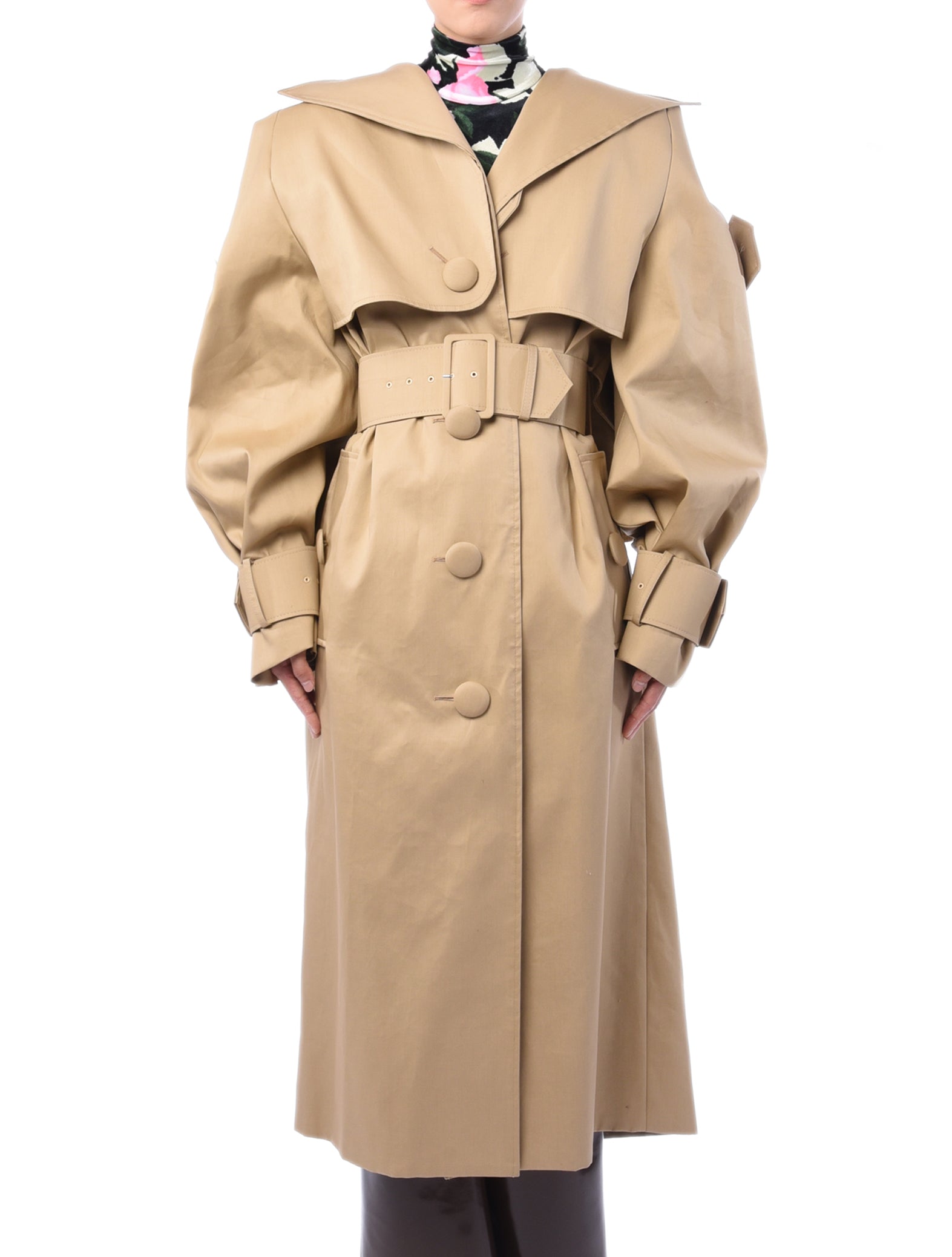 Richard Quinn Cocoon Mac Runway Coat