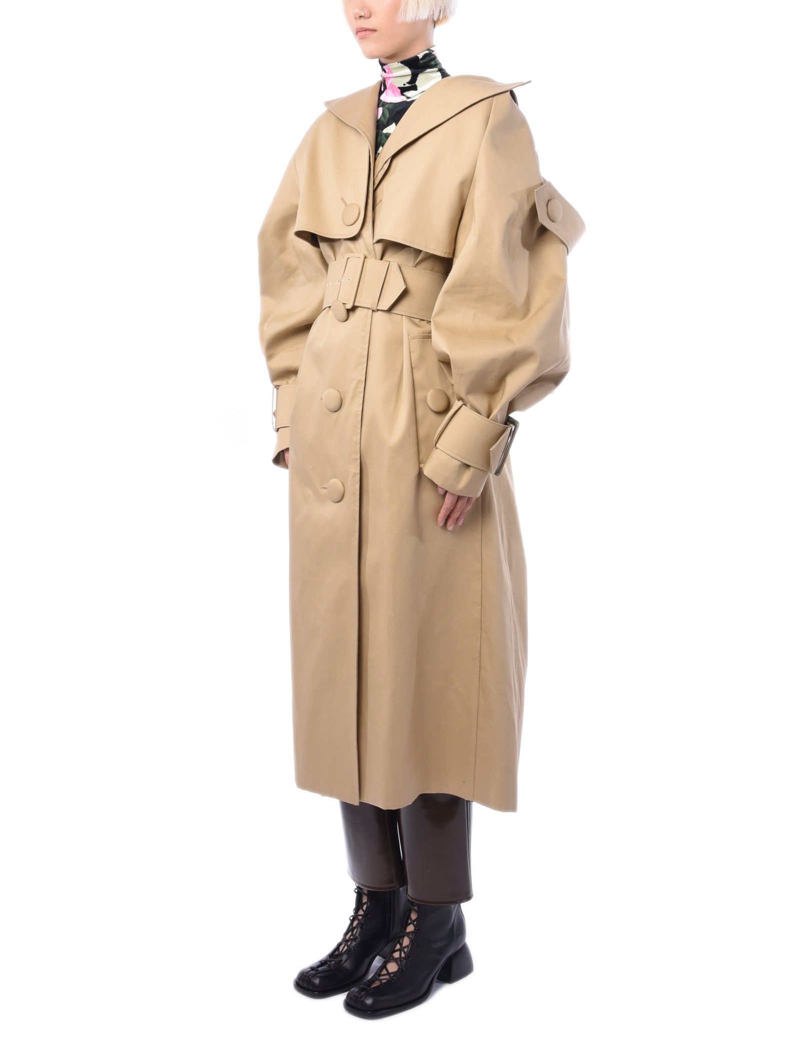 Richard Quinn Cocoon Mac Runway Coat