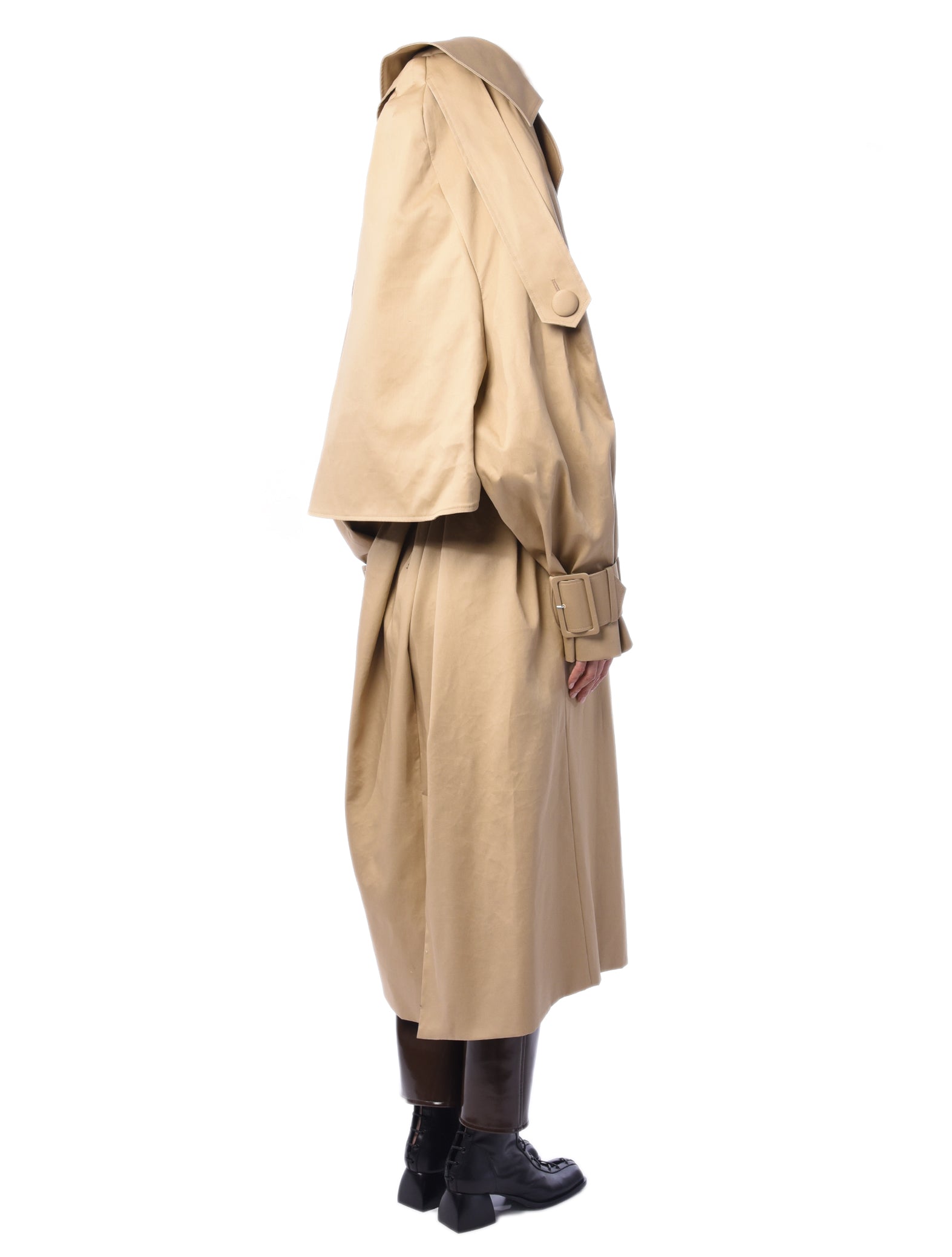 Richard Quinn Cocoon Mac Runway Coat