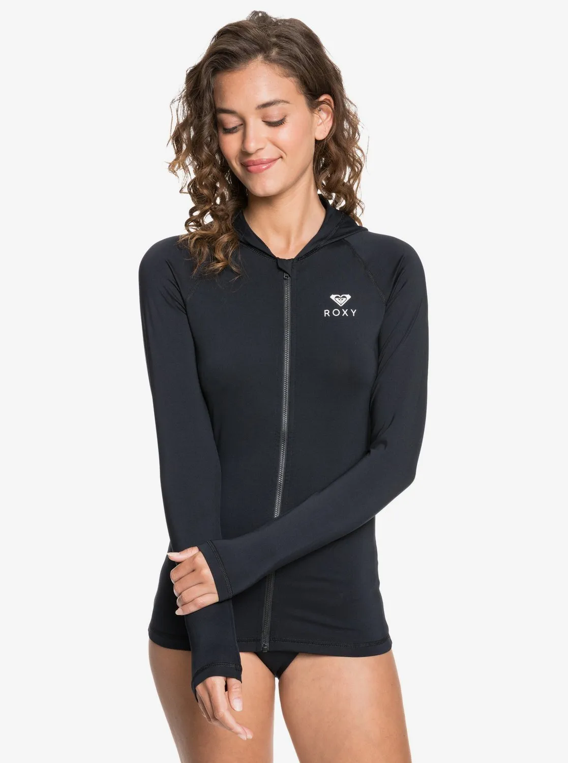 Roxy Essentials Hooded Long Sleeve Rashguard | 2 colors