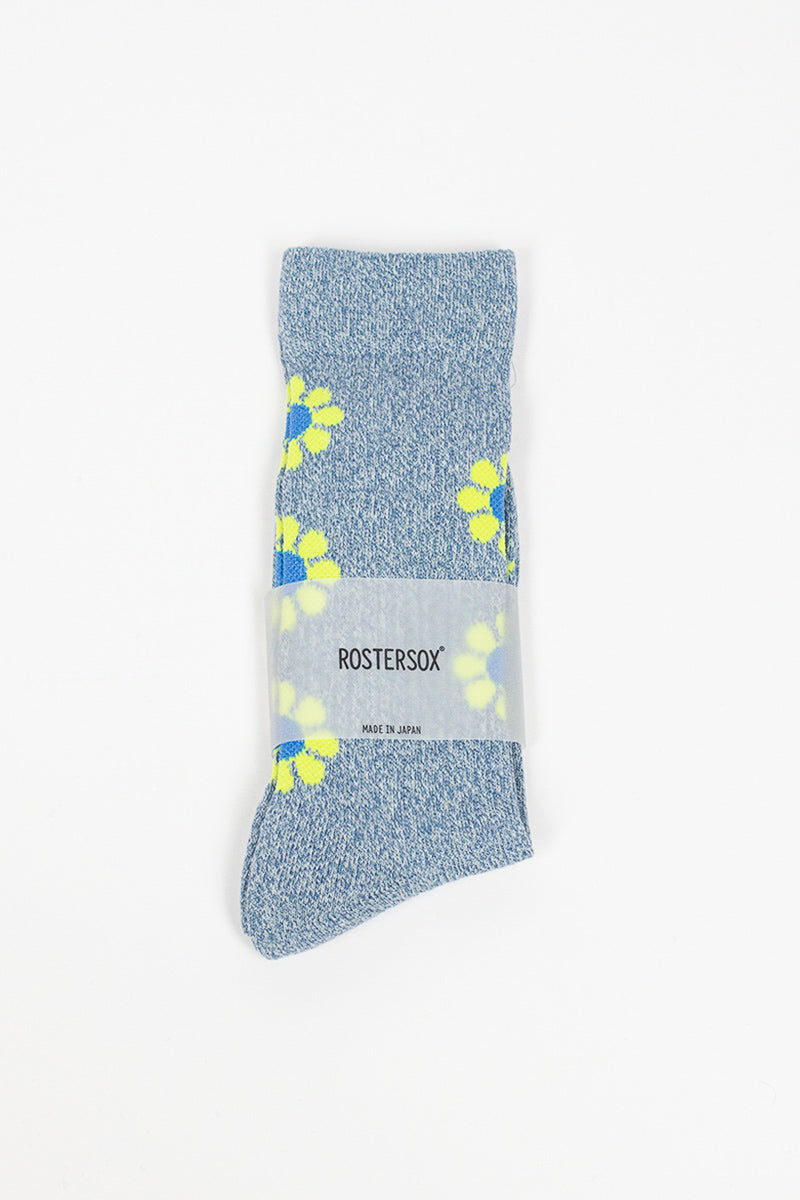 RS-195 Peace Socks Blue