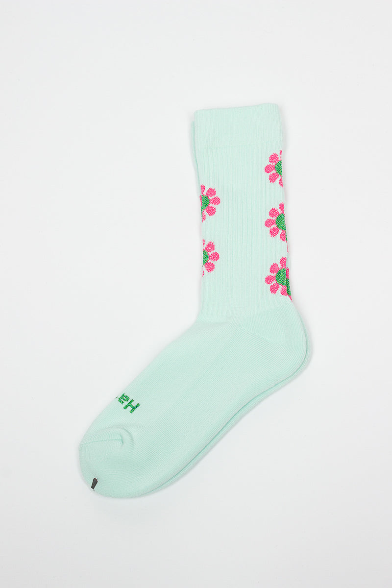 RS-195 Peace Socks Green