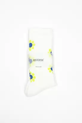 RS-195 Peace Socks White