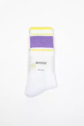 RS-219 Stripe Socks Purple