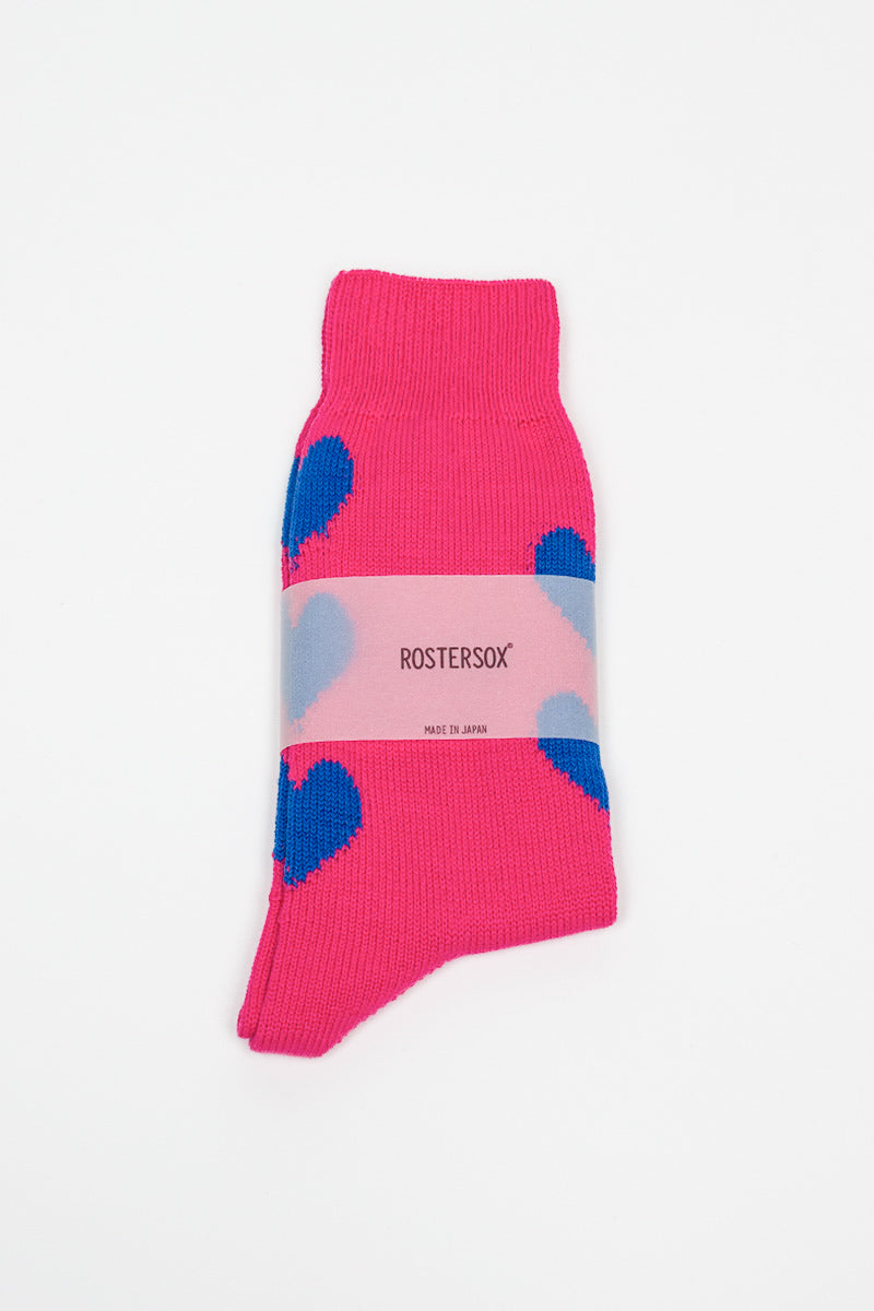 RS-63 Heart Socks Pink