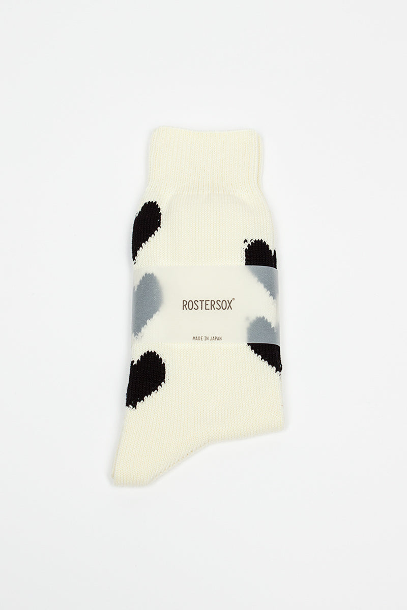 RS-63 Heart Socks White