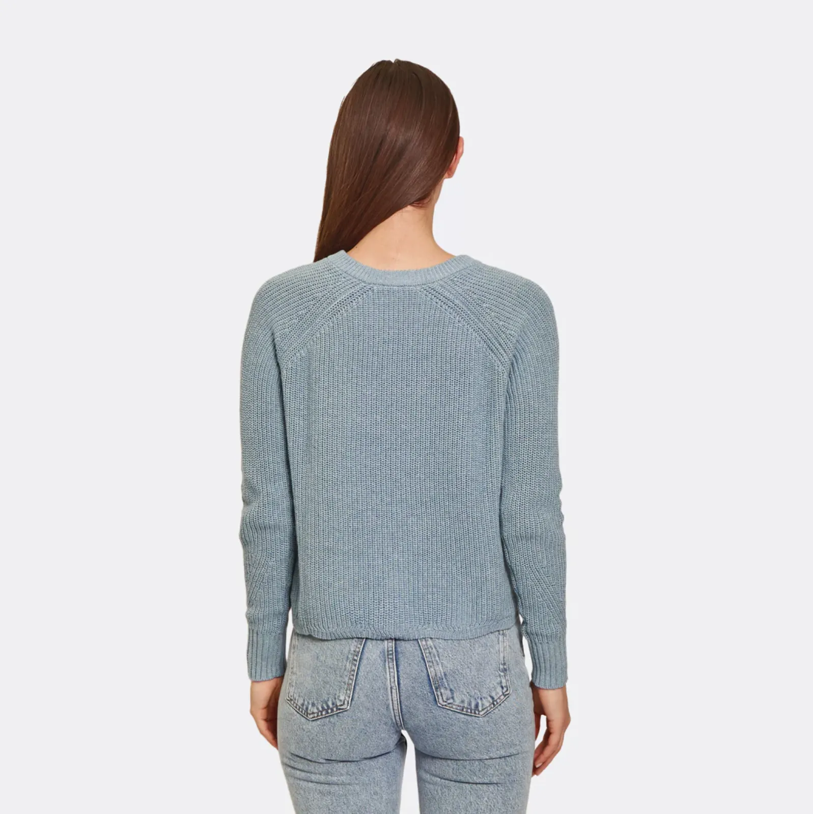 SCALLOP SHAKER SWEATER