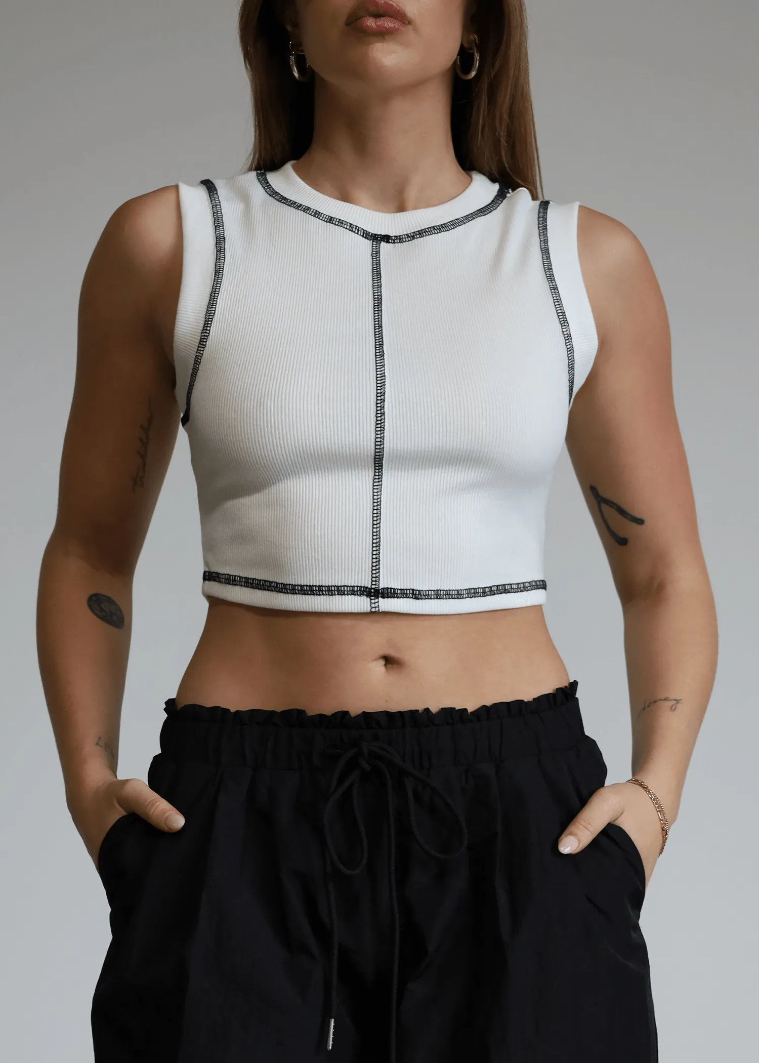 Set The Tone Crop Top - FINAL SALE