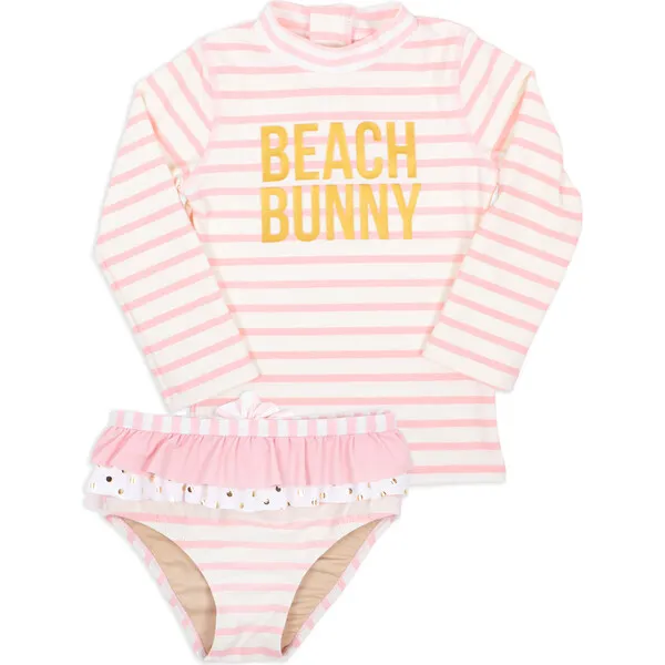 Shade Critters Rashguard Set, Beach Bunny Stripe